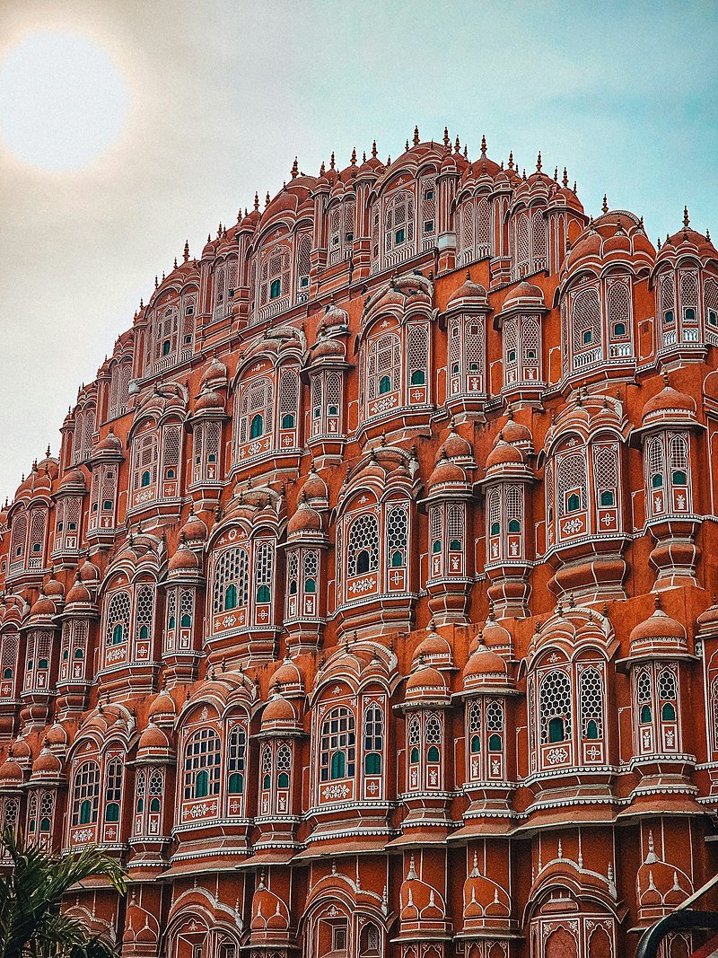 Hawa Mahal, Jaipur, in daylight